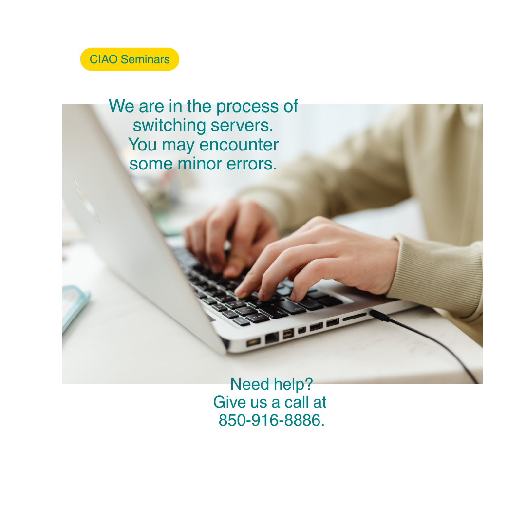 https://ciaoseminars.com/media/_images/faqs/FacebookCover-We'reexperiencingsometechnicalissues(2).png
